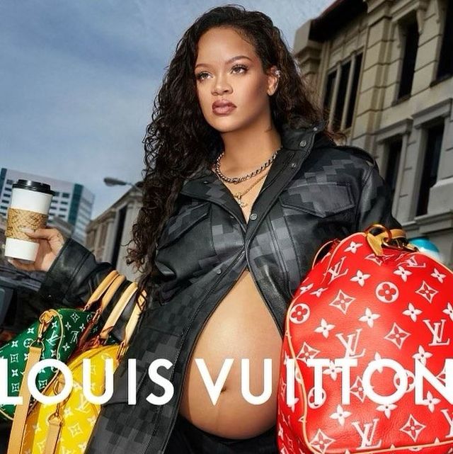 Rihanna's Baby Bump Makes Its High-Fashion Debut in Louis Vuitton Campaign
