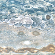 jovian clouds image from jovian hunters project