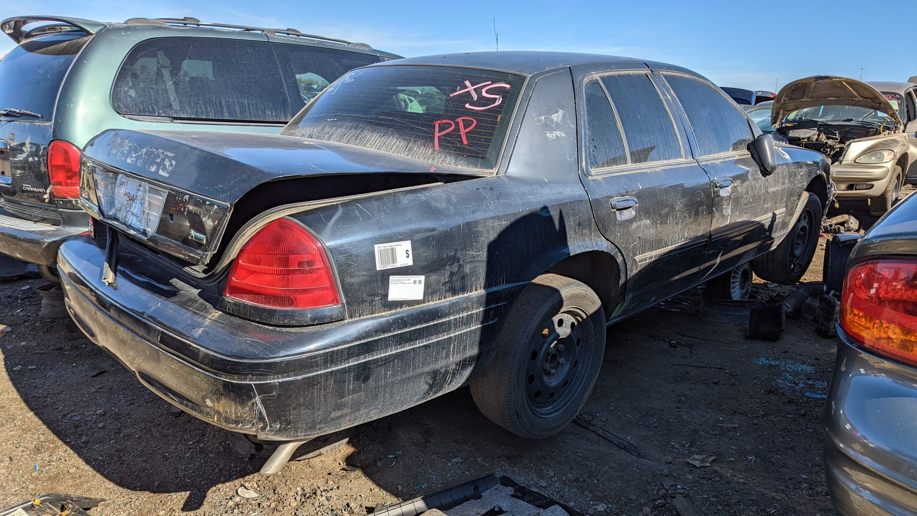 Black Crown Victoria Police Interceptor