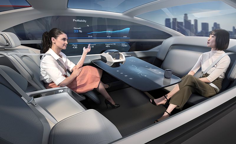 Volvo's Autonomous Commuter Pod Concept Lets You Spend More Time Working –  Compainternational