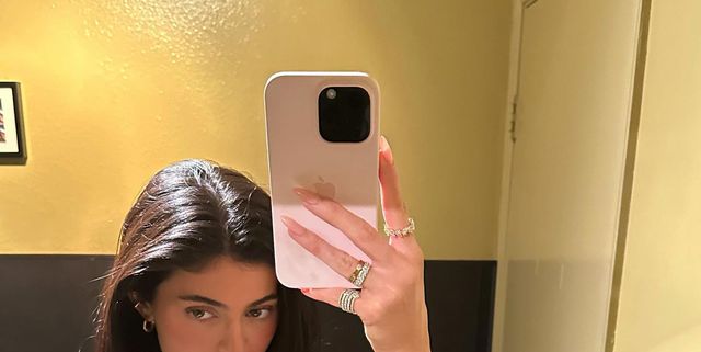 Kylie Jenner Wears Lime Green Bra With Matching Shoes