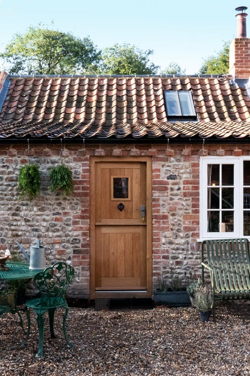 exterior a recent extension on the back of this tiny period property has been sensitively done to blend seamlessly with the rest of the building