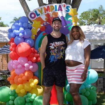 serena williams revealed the gender of her second baby with a drone display