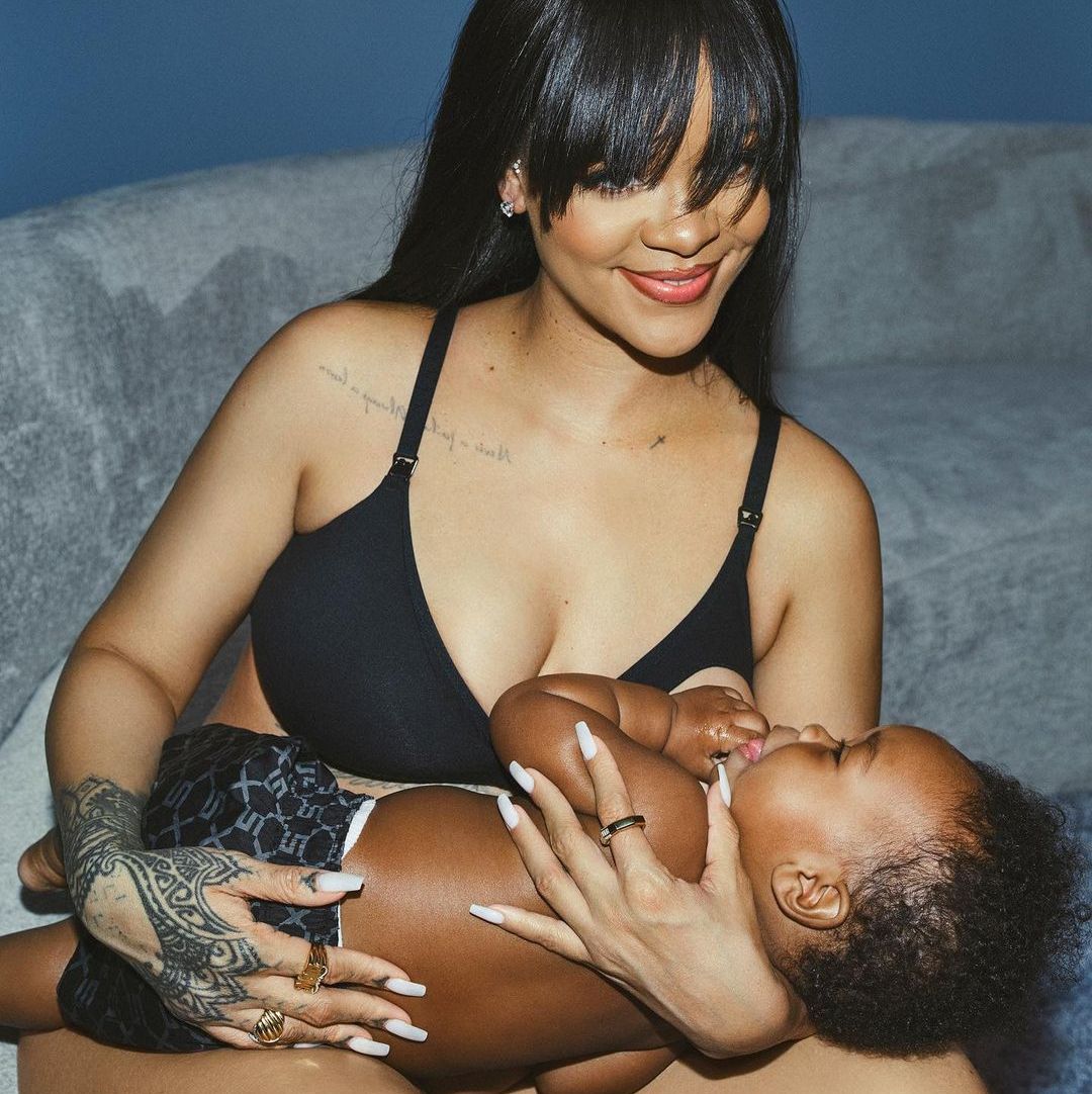 Rihanna Just Launched A Maternity Bra — And Of Course RZA Helped Her Model  It