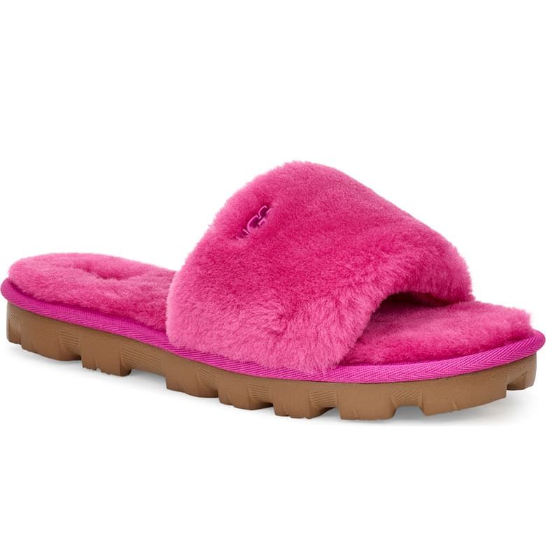 Best quality women fur fluffy slippers slides