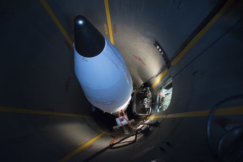 navy capt frank bradley, executive assistant to gen joseph f dunford jr, chairman of the joint chiefs of staff, tours the 49th missile defense battalion at fort greeley, alaska, aug 19, 2017 the soldiers guard the ground based interceptor missiles at the base dod photo by us navy petty officer 1st class dominique a pineiro