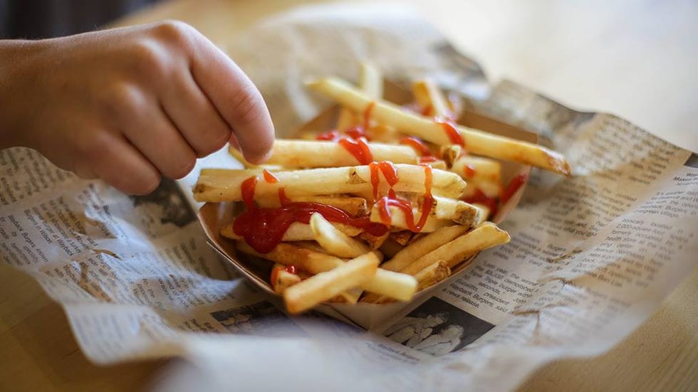 Dish, Cuisine, Food, French fries, Junk food, Fast food, Ingredient, Penne, Fried food, Side dish, 