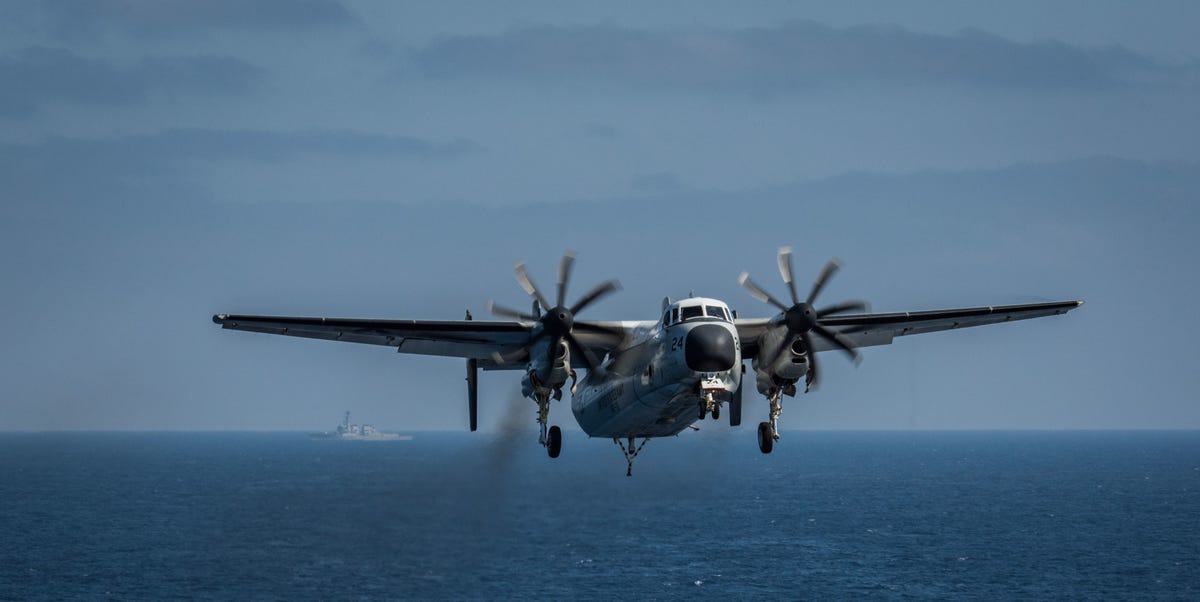 U.S. Navy Transport Crashes En Route to Aircraft Carrier