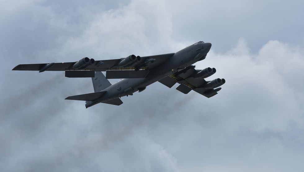 Aircraft, Airplane, Vehicle, Military aircraft, Aviation, Air force, Flight, Jet aircraft, Boeing b-52 stratofortress, Aerospace manufacturer, 