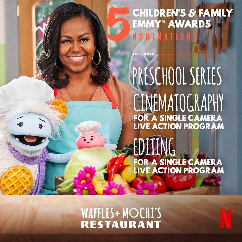 netflix for kids, waffles and mochi with the host michelle obama