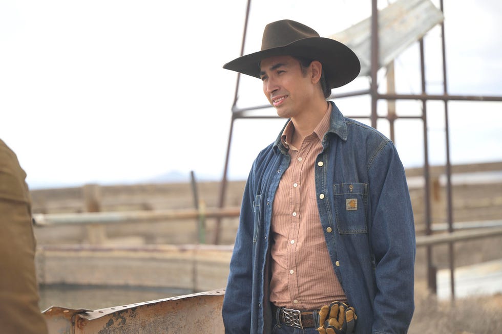 Cowboy in a rustic outdoor setting