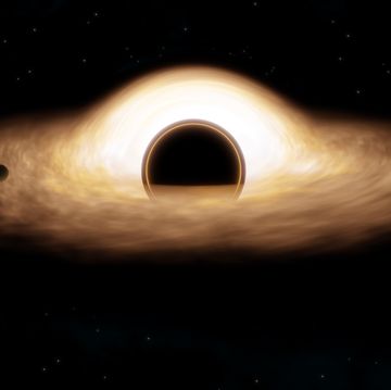 3d render of black hole