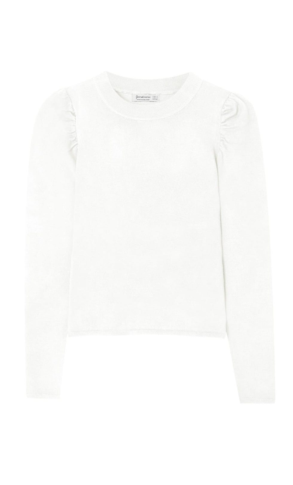 stradivarius jersey blanco