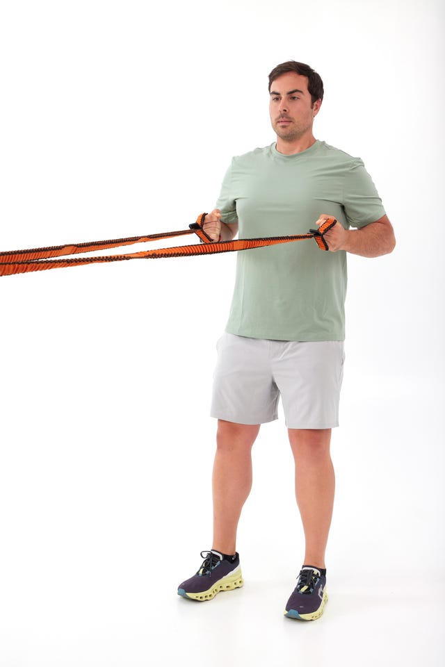 a man holding a sword