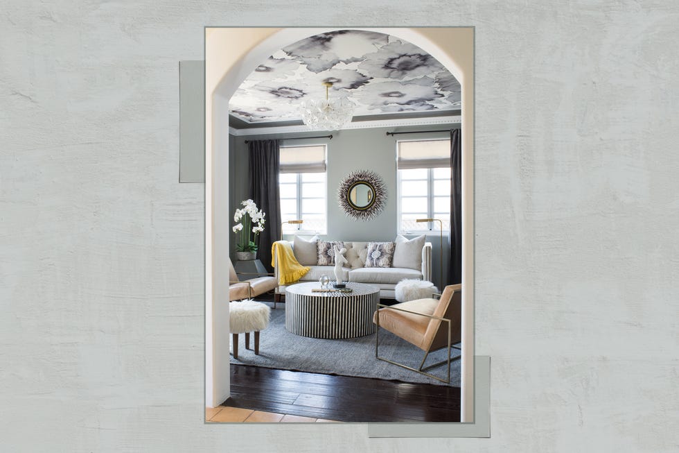 Room, Mirror, Wall, Interior design, Furniture, Door, Window, Ceiling, Architecture, Living room, 
