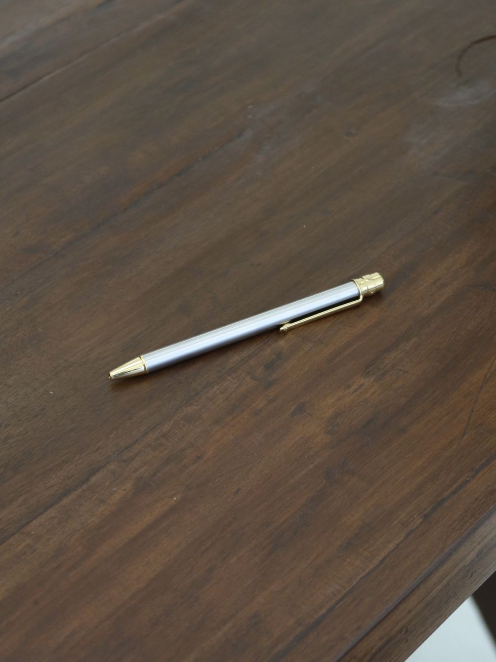 a cigarette on a table