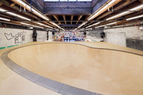 Sport venue, Skatepark, Building, 