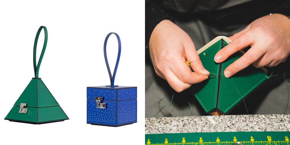 Green, Handbag, Bag, Fashion accessory, Paper bag, 