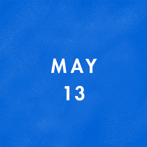 may 13