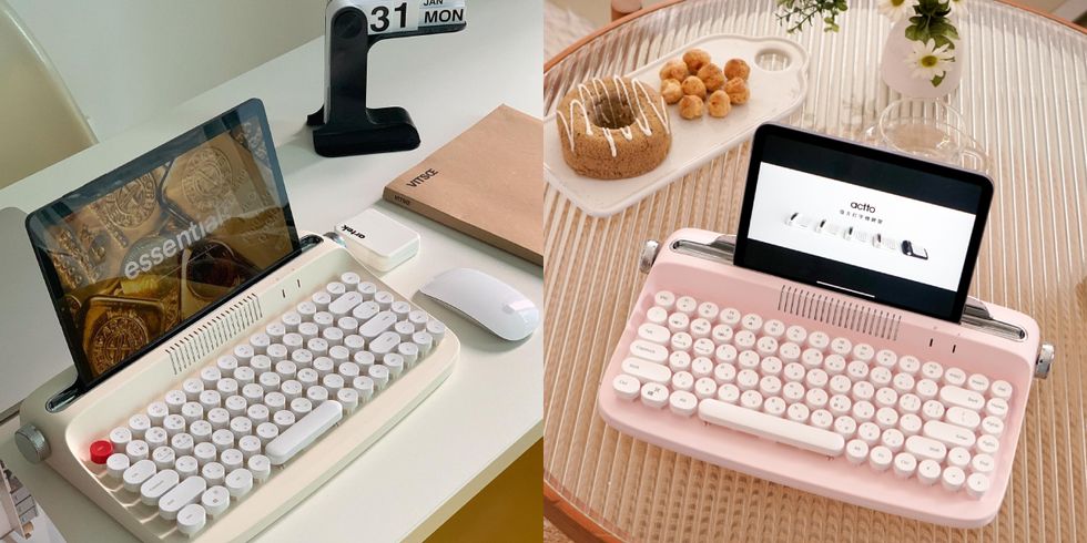 辦公室必備「質感3c配件」推薦！「復古打字機鍵盤、海洋滑鼠」替日常工作增添儀式感