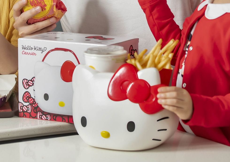 台灣麥當勞Hello Kitty萬用置物籃