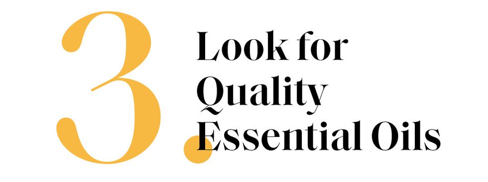 look for quality essential oils