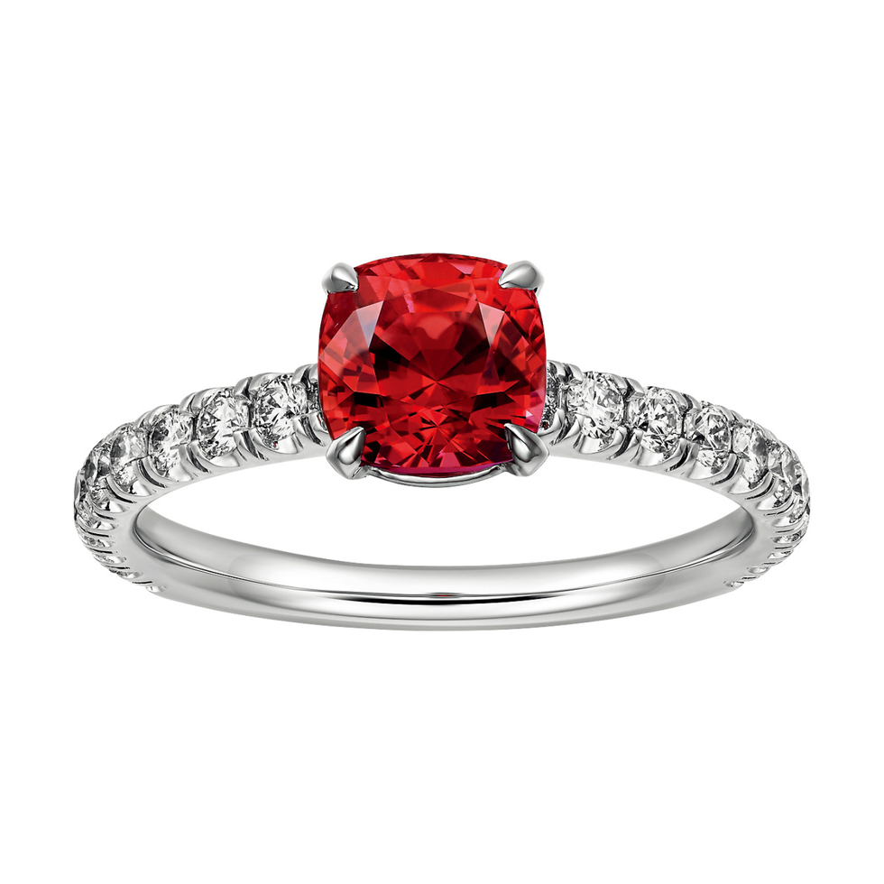 a red and white ring a red and white ring