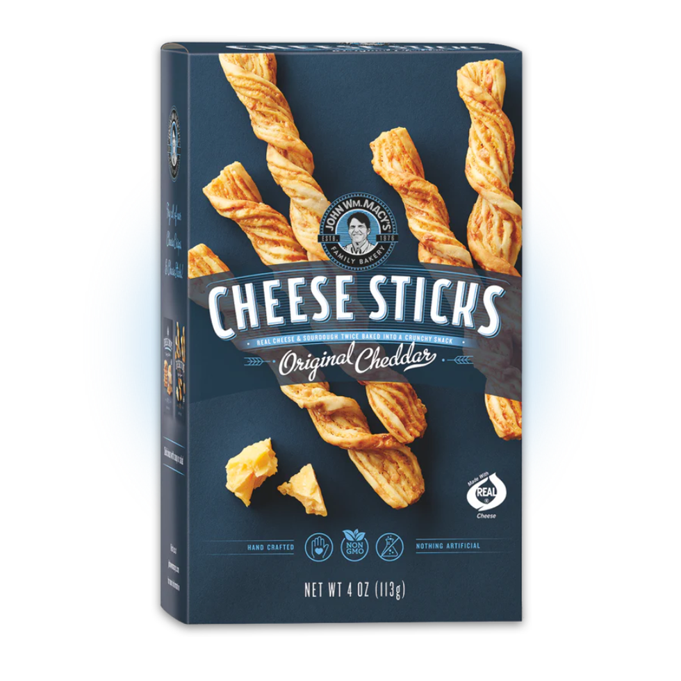 packaging of original cheddar cheese sticks