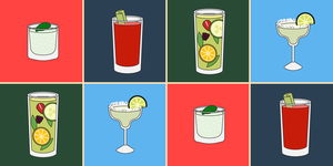 Clip art, Drink, Non-alcoholic beverage, Highball glass, Illustration, Beverage can, Cocktail garnish, 