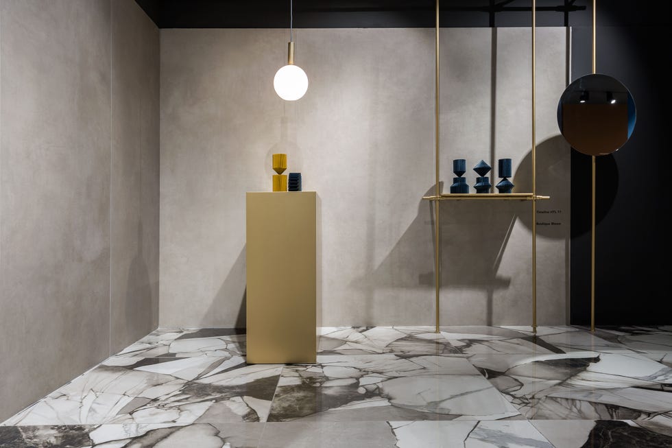 Concrete-effect tiles: the collections from Cersaie 2019