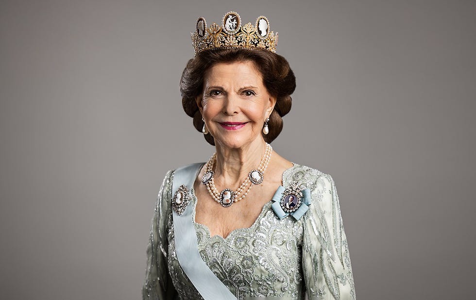 Swedish Royal Family's New Portraits Show Off Some Spectacular Tiaras