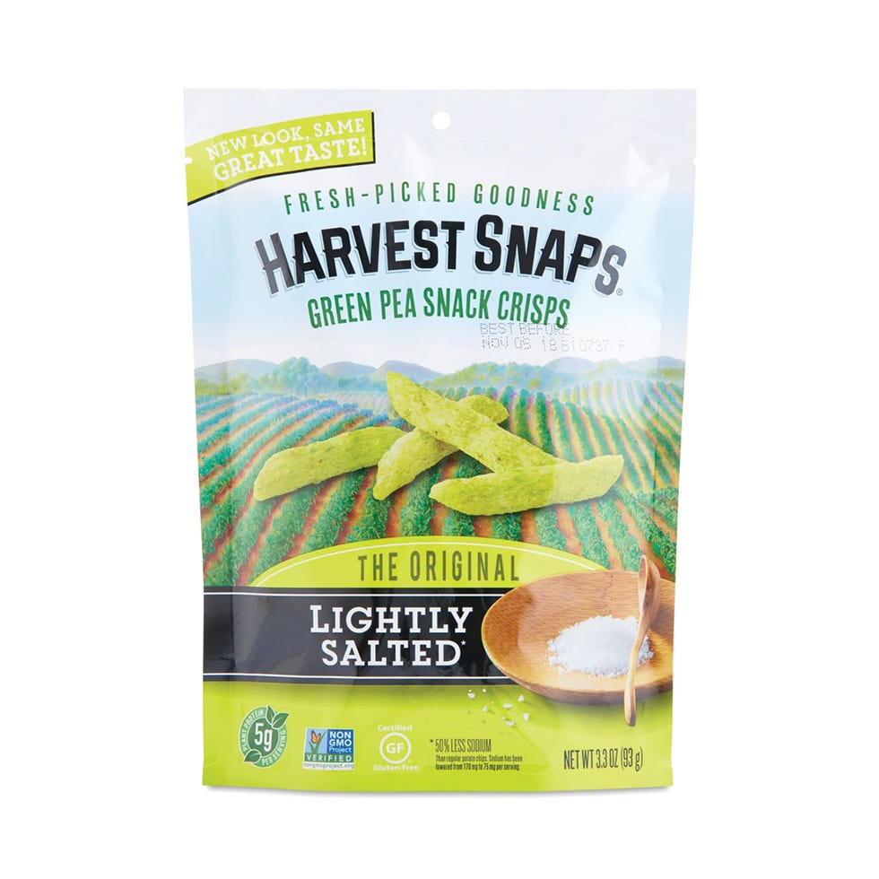 Harvest Snaps Green Pea Snack Crisps Harvest Snaps Green Pea Snack Crisps