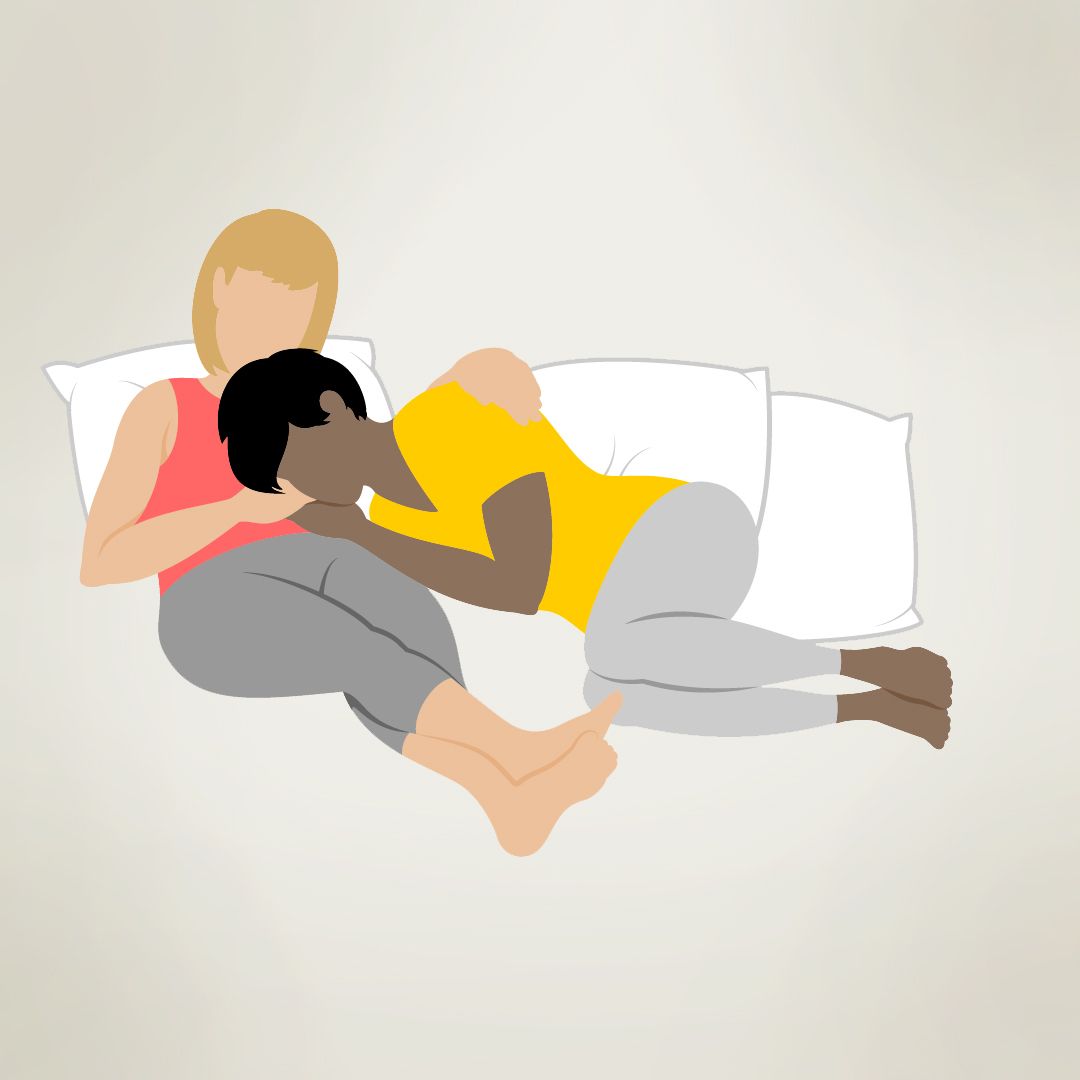 intimate sleeping positions
