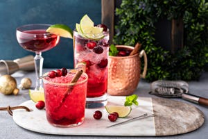 verschillende kerstmocktails