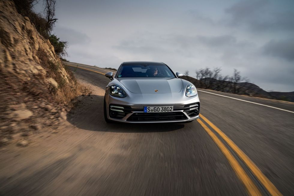 panamera turbo s sport turismo has room for gear, people and plenty of driving thrills