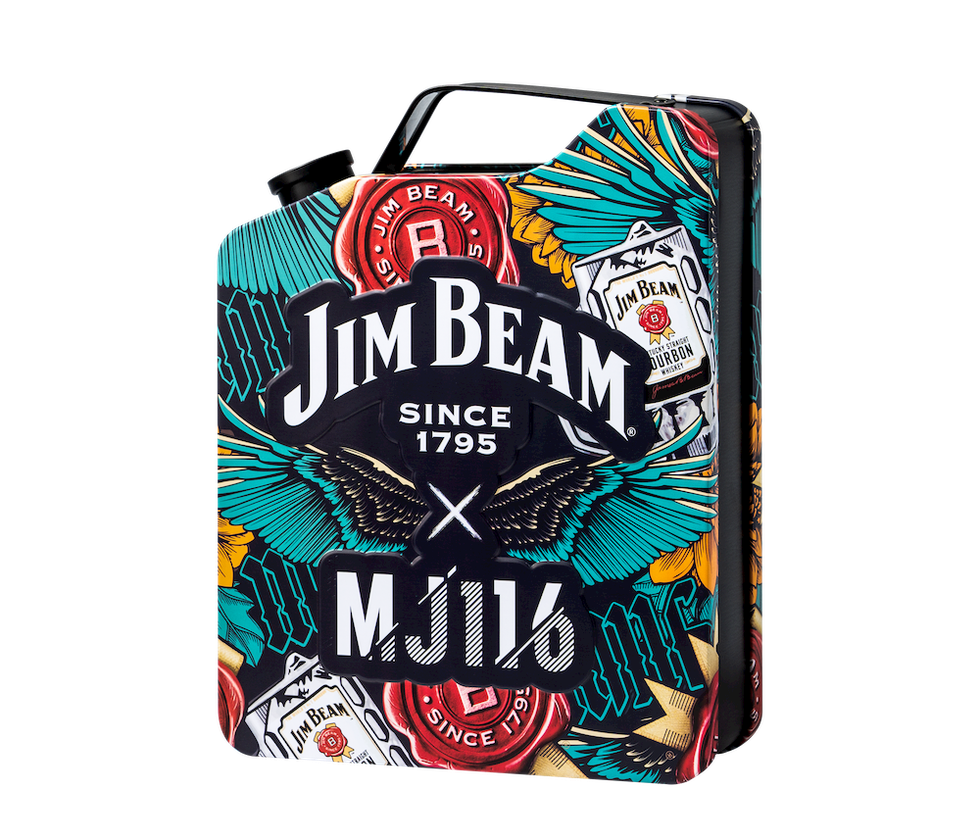 賓美國波本威士忌攜手「頑童mj116」推出jim beam x mj116「刺青版」聯名mini bar