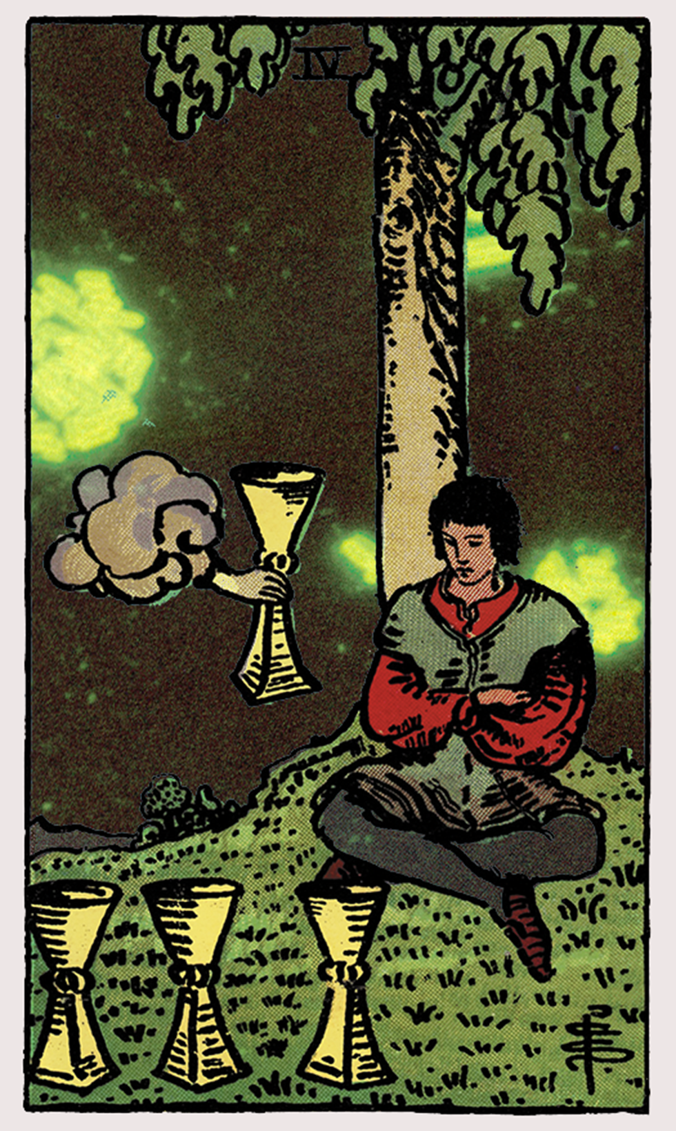 four of cups tarot card