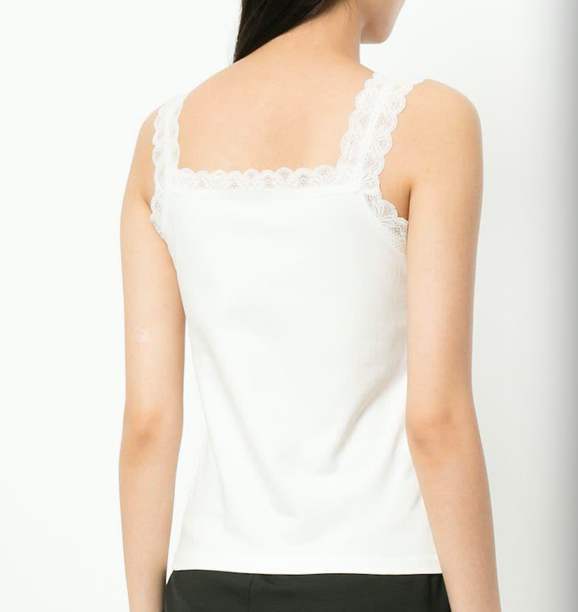 Clothing, White, Shoulder, camisoles, Neck, Sleeveless shirt, Undergarment, Outerwear, Top, Joint, 