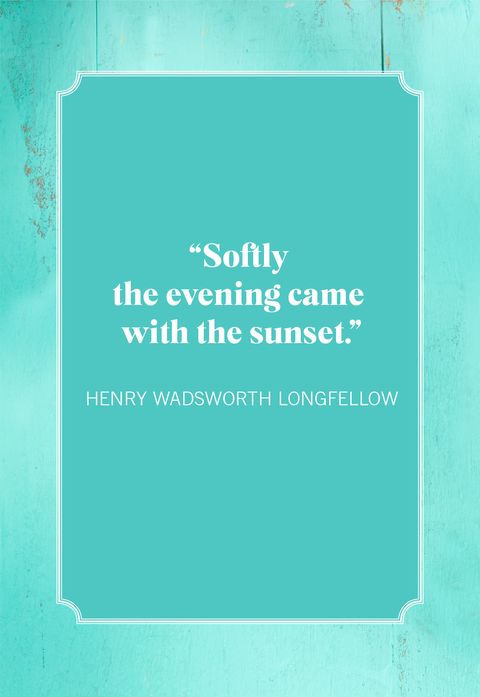 sunset quotes henry wadsworth longfellow