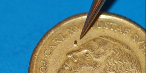 Coin, Metal, Currency, Money, Cash, Bronze, Quarter, Brass, 