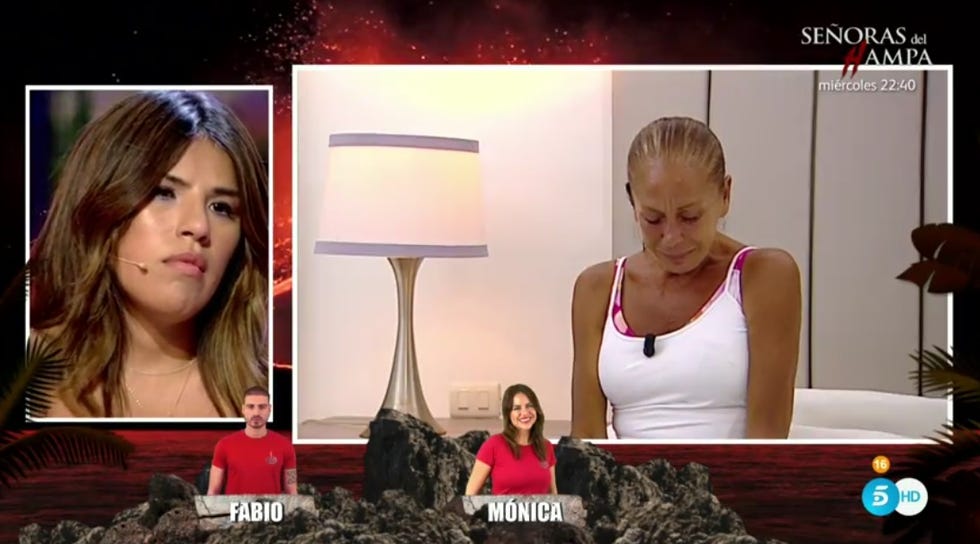 Isabel Pantoja recibe la triste noticia de que debe abandonar Supervivientes