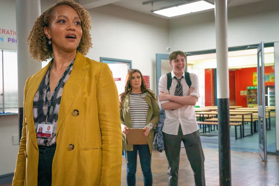 title:waterloo road s11,ep number:2,tx date:,tx week:2,embargoed until:30 12 2022,people:kim campbell (angela griffin), nicky walters (kym marsh)  noel mcmanus (liam scholes),description:,copyright:wall to wall/rope ladder fiction,credit line:bbc/wall to wall/rope ladder fiction/david gennard