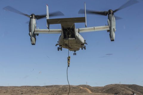 Tiltrotor, Bell boeing v-22 osprey, Aircraft, Vehicle, Rotorcraft, Helicopter, Aviation, Airplane, Military aircraft, Military helicopter, 