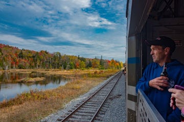 Transport, Reflection, Sky, Track, River, Tree, Leaf, Tourism, Travel, Vehicle, 
