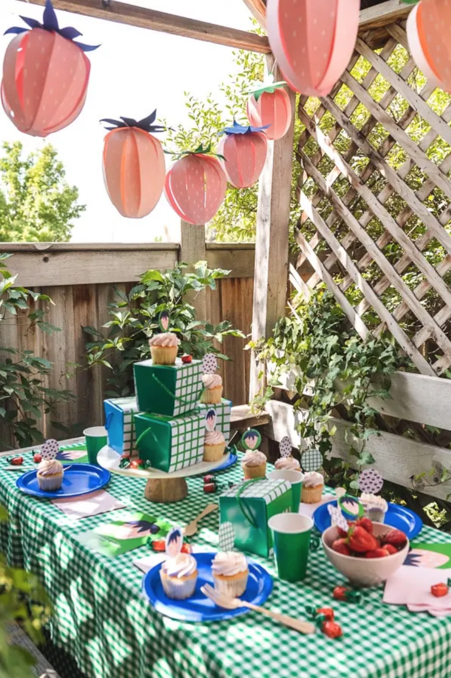 40th birthday party ideas summer strawberry party
