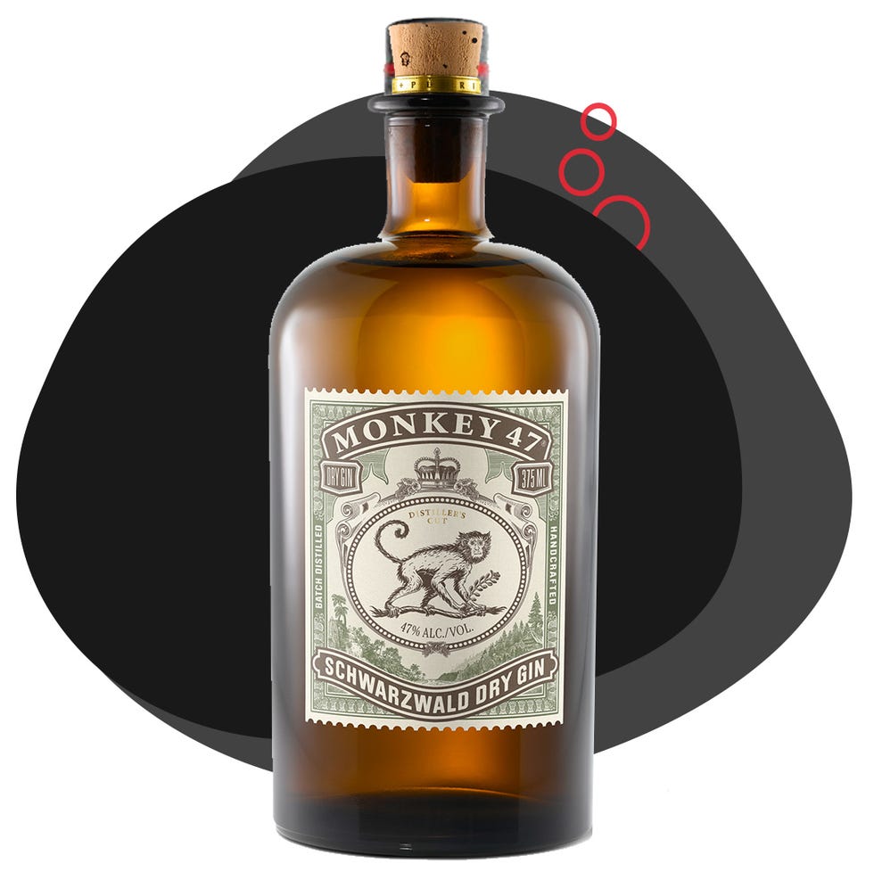 bottle of monkey 47 schwarzwald dry gin