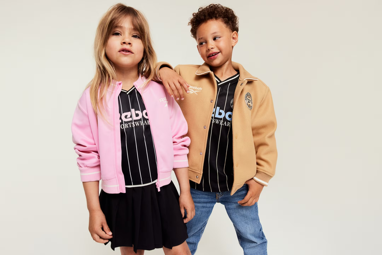 Abbigliamento bambini la collezione back to school Reebok x H M