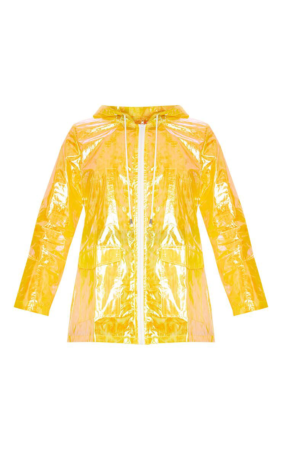 Clothing, Yellow, Outerwear, Sleeve, Raincoat, Blouse, Jacket, Top, 