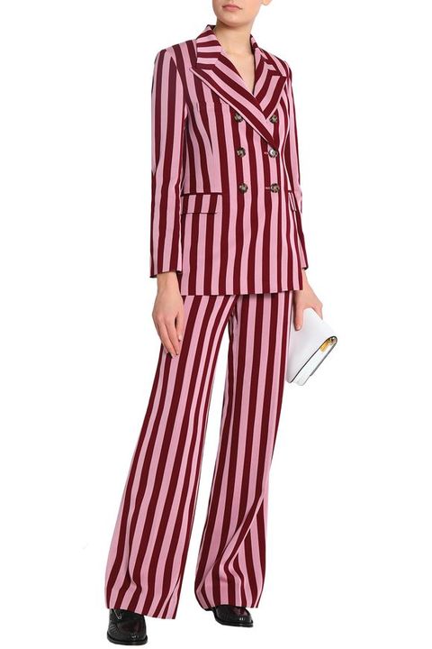 Clothing, Shoulder, Sleeve, Pink, Magenta, Dress, Joint, Pajamas, Trousers, Waist, 