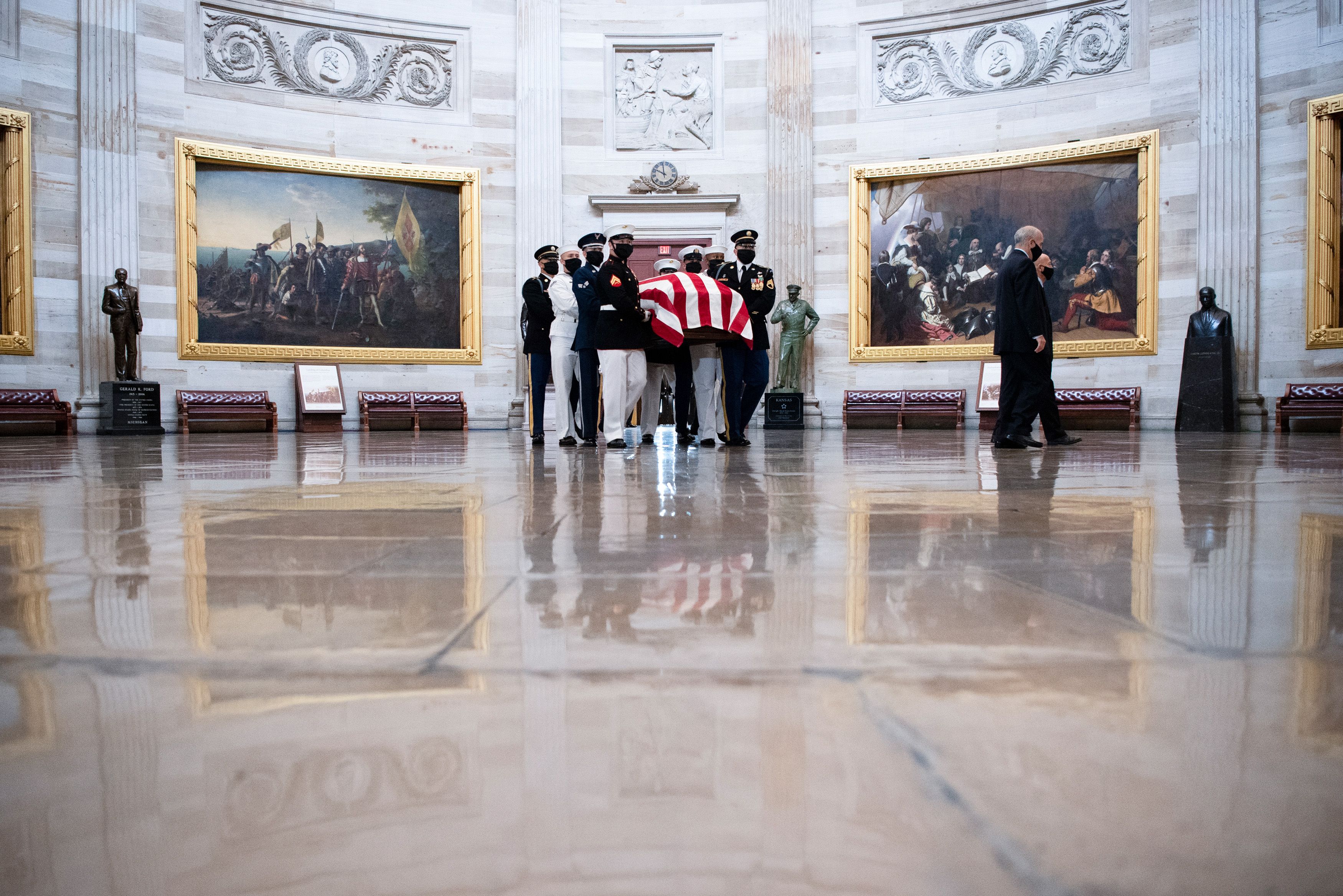 Ruth Bader Ginsburg's Funeral Photos - RBG To Lie In State